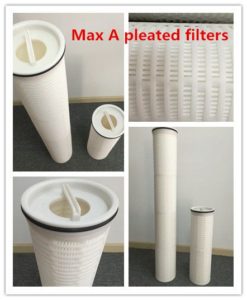 A pleated A pleated